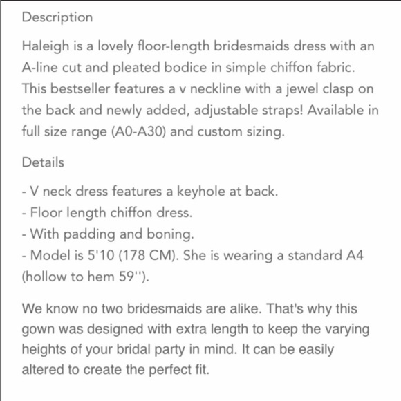 Azazie Haleigh Silver Bridesmaids Dress - Picture 4 of 7